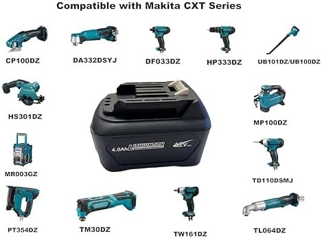 Acumulator Compatibil Makita BL1041B 12V 4000mAh Li-Ion cu Încărcător DC10WD, pentru DF333D, HR166D, TM30D - imagine 6