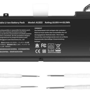 Baterie ARyee A1322 pentru Apple MacBook Pro 13" A1278 (2009–2012), 63.5Wh, 10.95V, Li-Polymer, 6 Celule