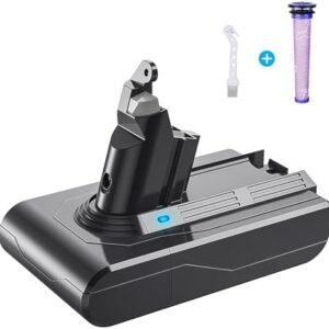 Baterie Compatibilă Dyson V6 6000mAh 21.6V cu Filtru și Perie Incluse, pentru DC58 / DC59 / DC61 / DC62 / DC74 / SV03 / SV09