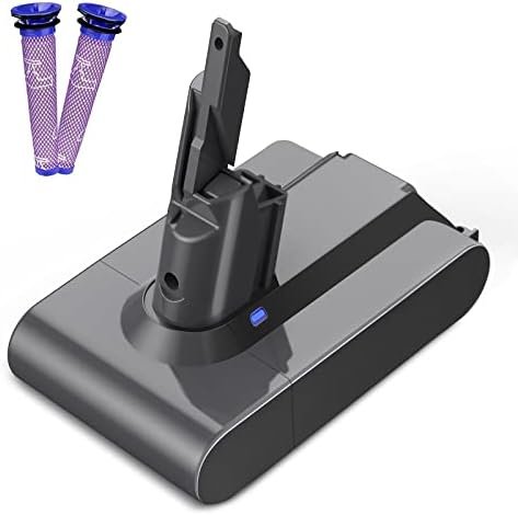 Baterie Compatibilă Dyson V7 6000mAh 21.6V cu 2 Filtre Incluse, pentru V7 Animal / Motorhead / Fluffy / Trigger / SV11