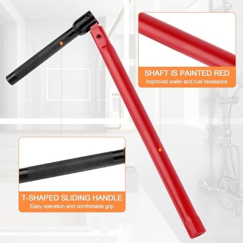 Cheie Profesională pentru Montaj Baterii Sanitare 8–12 mm, Set 6 Piese pentru Robinet Chiuvetă și Lavoar, Unealtă Instalare Baterii Sanitare - imagine 5