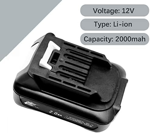 Acumulator Compatibil Makita BL1021B 12V 2.0Ah Li-Ion cu Încărcător DC10WD, pentru Seria Makita CXT 12V MAX - imagine 6