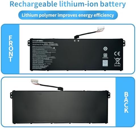 Baterie Laptop AP16M5J pentru Acer Aspire 1 / 3 / 5, 7.7V 37Wh 4810mAh, Compatibilă A114-31, A315-51, A515-51, ES1-523 - imagine 5