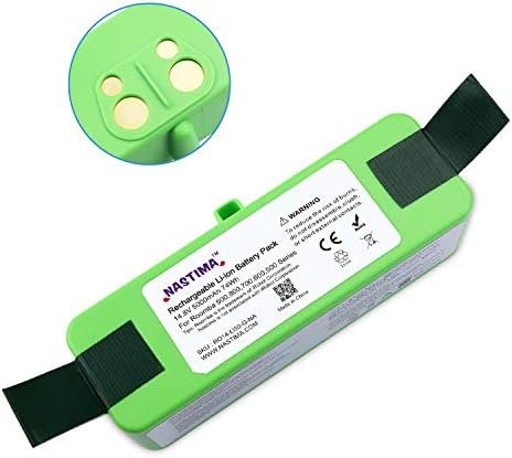 Baterie Li-Ion 14.8V 5000mAh Compatibilă iRobot Roomba Seria 600–900, Acumulator Upgrade pentru Roomba 985, 960, 895, 890, 880, 675, 650