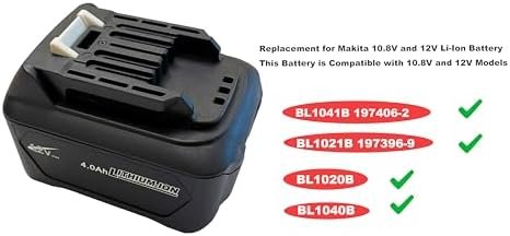 Acumulator Compatibil Makita BL1041B 12V 4000mAh Li-Ion cu Încărcător DC10WD, pentru DF333D, HR166D, TM30D - imagine 4