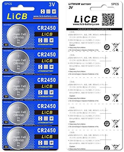 Set 10 Baterii LiCB CR2450 3V Litiu, Baterii Tip Monedă pentru Telecomenzi, Chei Auto, Cântare și Dispozitive Electronice - imagine 7
