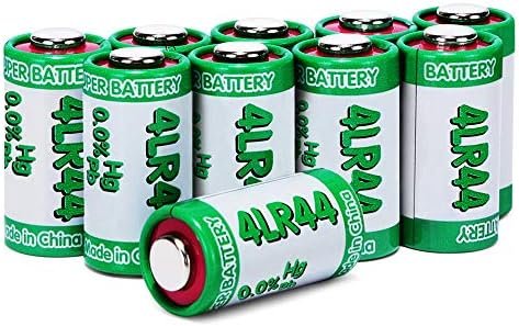 Set 10 baterii LiCB 4LR44 6V alcaline, compatibile PX28A / 476A / A544 / K28A / L1325 pentru zgărzi electronice, telecomenzi și dispozitive foto