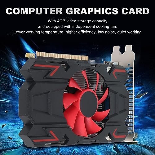 AMD HD7670 4GB DDR5 Placă Video, 128-bit, PCIe x16, HDMI/DVI/VGA, cu Ventilator, pentru Desktop PC - imagine 3
