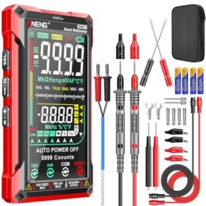 Multimetru Digital Profesional ANENG 622B TRMS 9999 Counts, Auto Range, NCV, Voltmetru AC/DC, Ohmmetru, Test Continuitate, Temperatură
