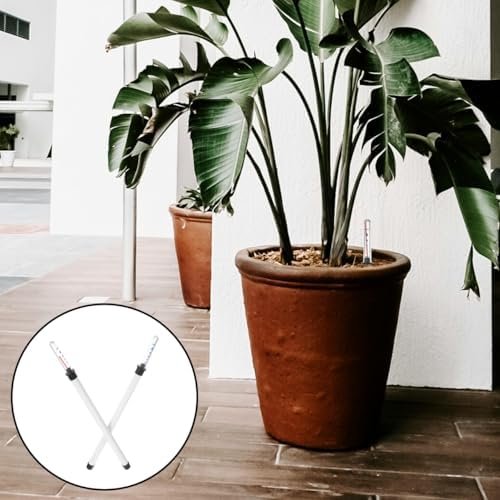 Set 2 Indicatori Nivel Apă pentru Ghivece 36 cm, Indicator Udare Plante de Interior, Sistem Reminder pentru Lipsă Apă în Ghiveci - imagine 5
