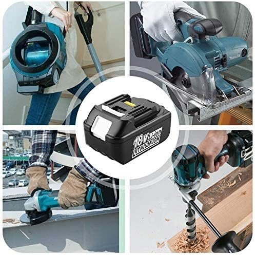 Set 2× Baterii Compatibile Makita BL1850 18V 5.0Ah + Încărcător DC18RC, Acumulatori Li-Ion pentru BL1860B BL1840B BL1830B - imagine 5