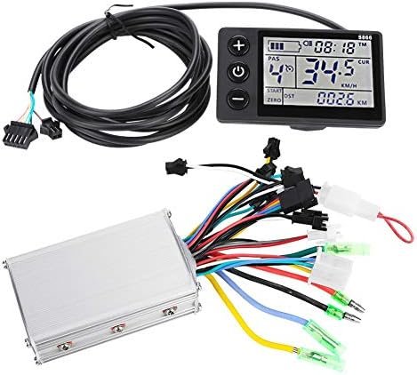 Set conversie e-bike: controller brushless MAGT 24V–36V + senzor PAS JZK 12 magneți, 3 pini