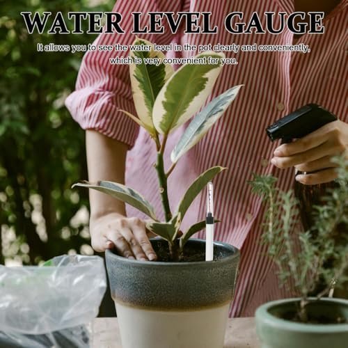 Set 2 Indicatori Nivel Apă pentru Ghivece 36 cm, Indicator Udare Plante de Interior, Sistem Reminder pentru Lipsă Apă în Ghiveci - imagine 4