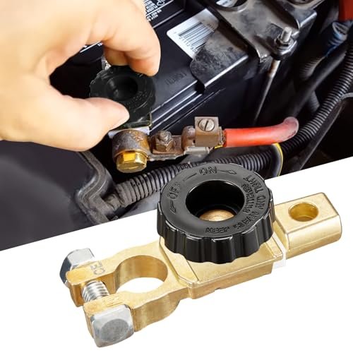 Set 2 Întrerupătoare Separator Baterie 12V/24V 125A – Comutator Rotativ pentru Borna Negativă, Auto, Camion, Barcă, Rulotă - imagine 2