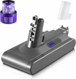 Baterie Compatibilă Dyson V10 25.2V 3000mAh Li-Ion cu Filtru Inclus, pentru V10 Animal, Absolute, Fluffy și Motorhead