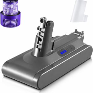 Baterie Compatibilă Dyson V10 25.2V 3000mAh Li-Ion cu Filtru Inclus, pentru V10 Animal, Absolute, Fluffy și Motorhead