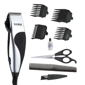Aparat de Tuns FLORIA ZLN-0443, 10W, Lame din Oțel Inoxidabil, 4 Piepteni 3–12 mm, Kit Complet pentru Tuns și Îngrijirea Bărbii