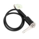 Comutator LED 12V pentru Motocicletă – ON/OFF, Montaj 7 mm, Cablu 55 cm