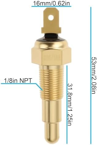 Comutator Termic pentru Ventilator Radiator Auto – 1/8" NPT, 185–200°C - imagine 4