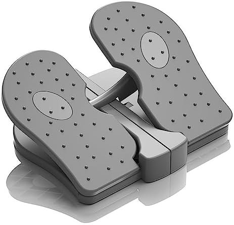 Focket Mini Stepper pliabil cu puncte de masaj – Aparat compact pentru exerciții picioare, fitness acasă sau birou - imagine 5