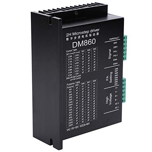 DM860 Driver Digital Motor Pas cu Pas – Controller PUL/DIR și CW/CCW, Protecție la Supratensiune și Supracurent - imagine 7