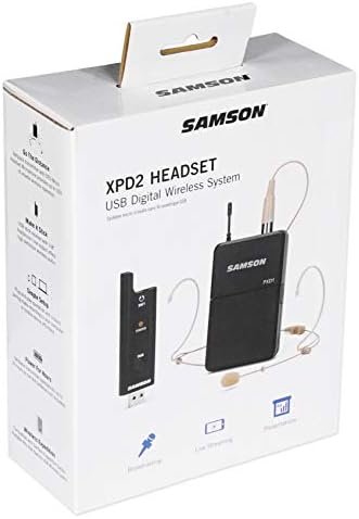 Sistem Microfon Wireless Samson XPD2 Headset USB – 2.4 GHz - imagine 5