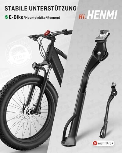 HENMI Suport Central Bicicletă 24–29" Reglabil – Stand pentru E-Bike, MTB, Trekking și City Bike, Aliaj de Aluminiu, 45 kg - imagine 5