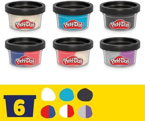 Play-Doh Marvel Hero Adventure – Set cu 3 figurine Marvel și 6 recipiente Play-Doh - imagine 8