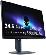 Monitor Gaming DELL Alienware AW2525HM, 24,5", Full HD, Fast IPS, 320Hz, 0,5ms, G-SYNC Compatible, FreeSync Premium, 2× HDMI, DisplayPort, USB