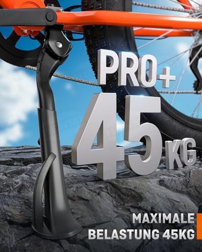 HENMI Suport Central Bicicletă 24–29" Reglabil – Stand pentru E-Bike, MTB, Trekking și City Bike, Aliaj de Aluminiu, 45 kg - imagine 4