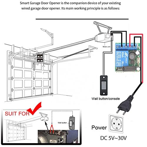 DieseRC 433 MHz – Releu wireless cu telecomandă, 1 canal, 5–30 V, 10 A, 2 telecomenzi - imagine 9