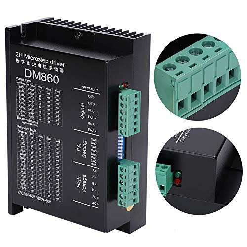 DM860 Driver Digital Motor Pas cu Pas – Controller PUL/DIR și CW/CCW, Protecție la Supratensiune și Supracurent - imagine 5