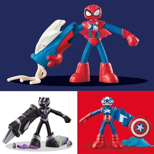 Play-Doh Marvel Hero Adventure – Set cu 3 figurine Marvel și 6 recipiente Play-Doh - imagine 3