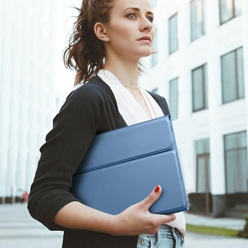 Husă cu Tastatură Bluetooth pentru iPad 10 Gen / iPad 11 A16 – Albastru - imagine 8