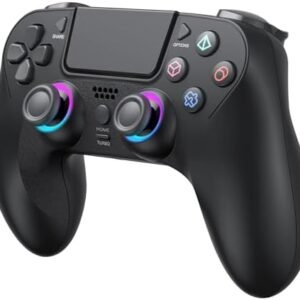 Controller Wireless VARKDA pentru PS4 / PS4 Slim / PS4 Pro – RGB, Touchpad, Giroscop și Vibrații